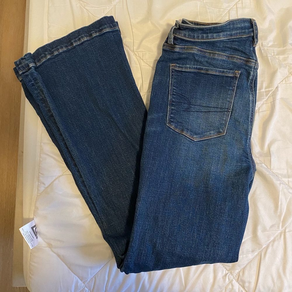 American Eagle high rise flare 8R